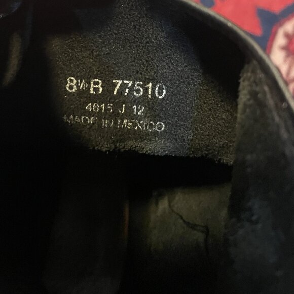 Frye Veronica Short Boots Black Leather US 8.5 B Motorcycle - Picture 5 of 5